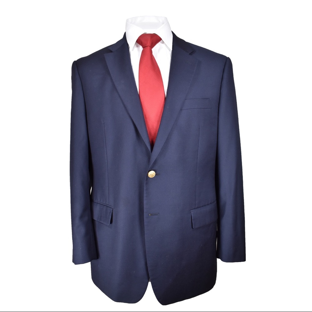 Ralph Lauren Blue Modern Fit Suit Jacket 42R